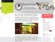 Tablet Screenshot of floristeriagladys.com